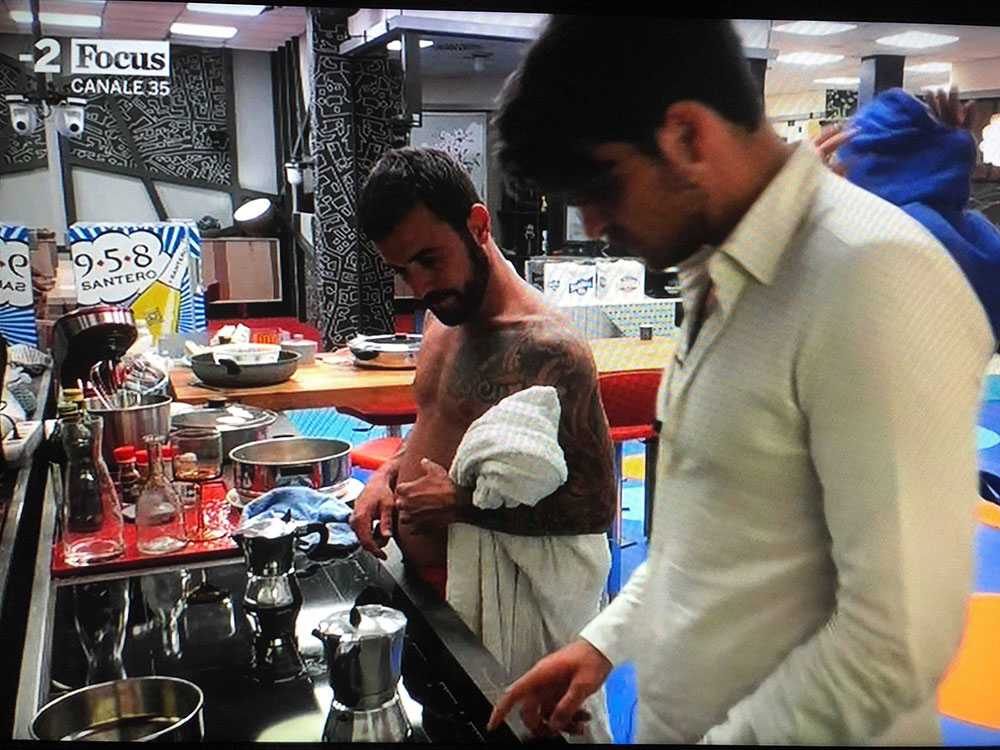 caffe moka borbone grande fratello ragazzi