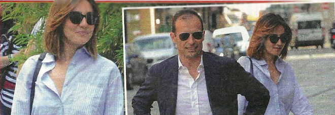 Ambra Angiolini ritrova il sorriso: passeggiata mano nella mano con Massimiliano Allegri