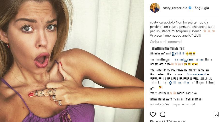 costanza caracciolo anello instagram 07202101