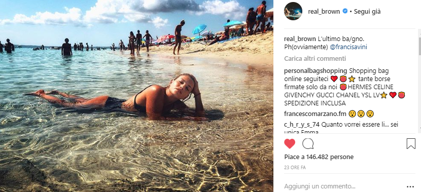 emma marrone-mare-costume-estate