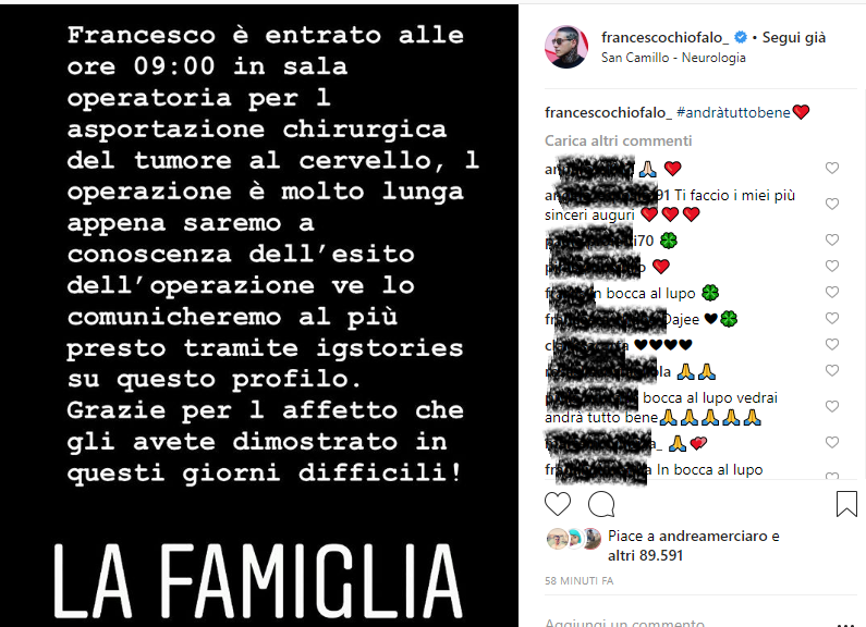 francesco-chiofalo-tumore-operazione- francesco-chiofalo-tumore-operazione-