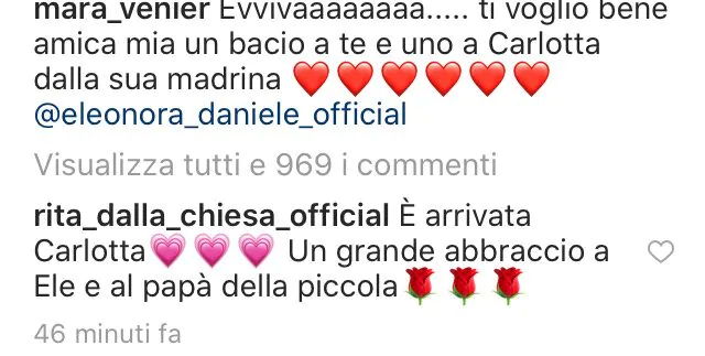 e nata carlotta figlia di eleonora daniele e di giulio tassoni 5ecc346e771f4