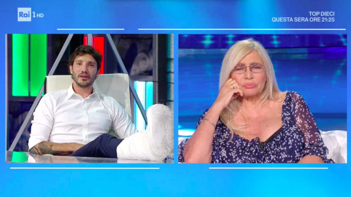 foto mara venier domenica in stefano de martino