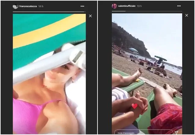 francesca tocca mano nella mano con valentin di amici il video del presunto ritorno di fiamma 5ee88c9c6f1cc