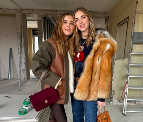 chiara ferragni pelliccia