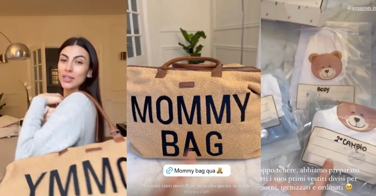 giulia salemi mommy bag