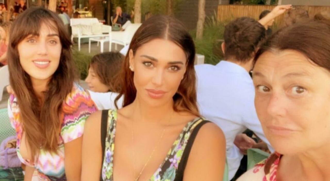 belen rodriguez e cecilia rodriguez con mamma veronica cozzani