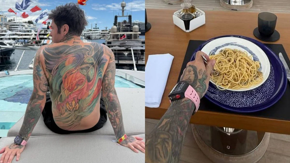 fedez orologio rosa