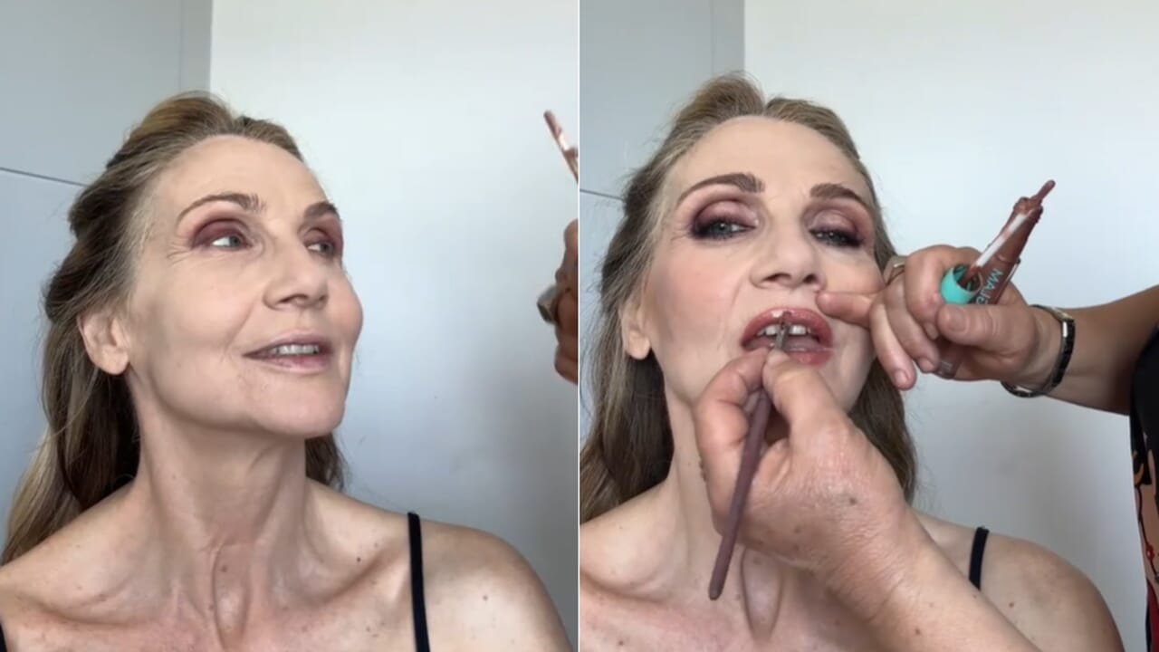 lorella cuccarini senza trucco
