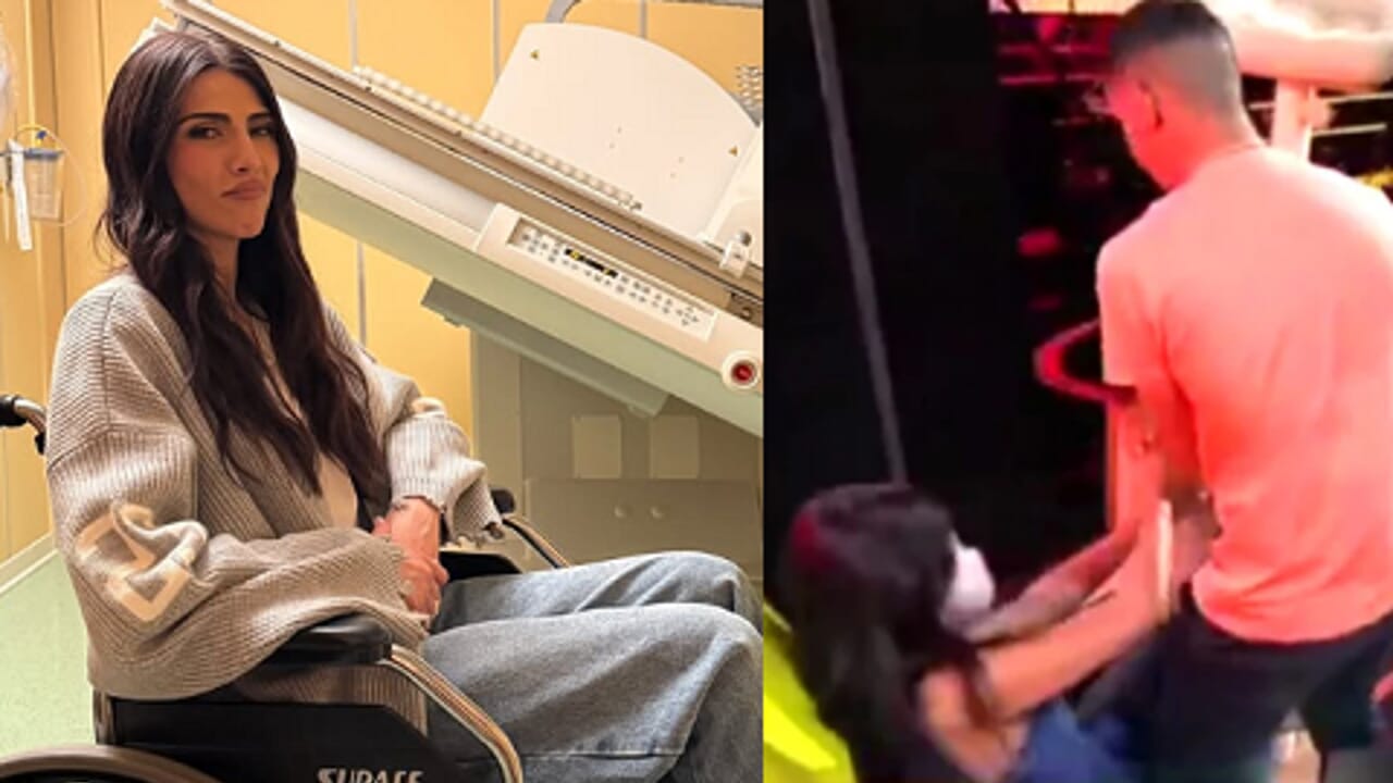 giulia salemi carrozzina incidente