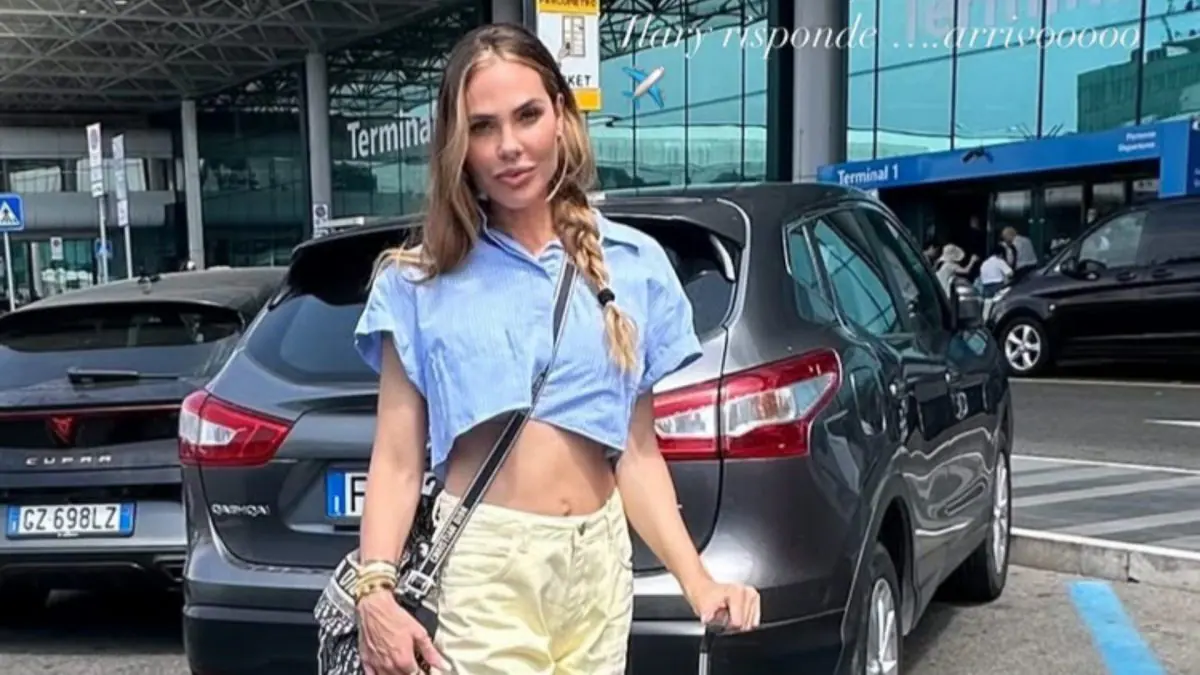 ilary blasi partenza puglia