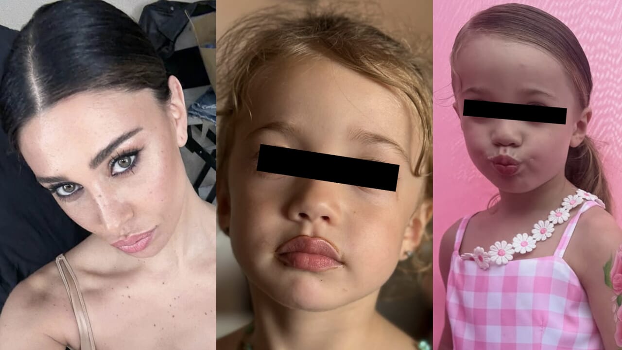 Belen Rodriguez e Luna Mari