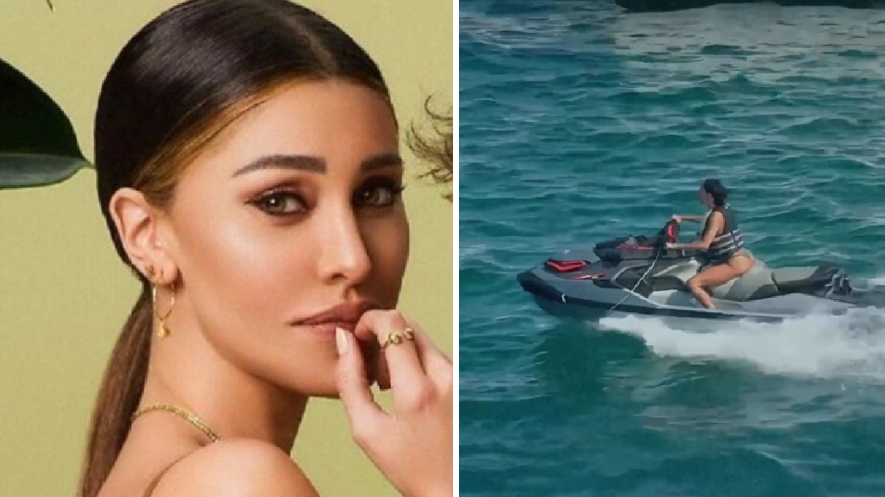 belen rodriguez moto-dacqua