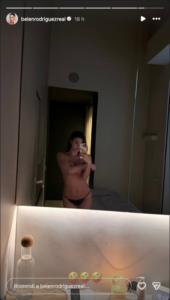 belen rodriguez topless